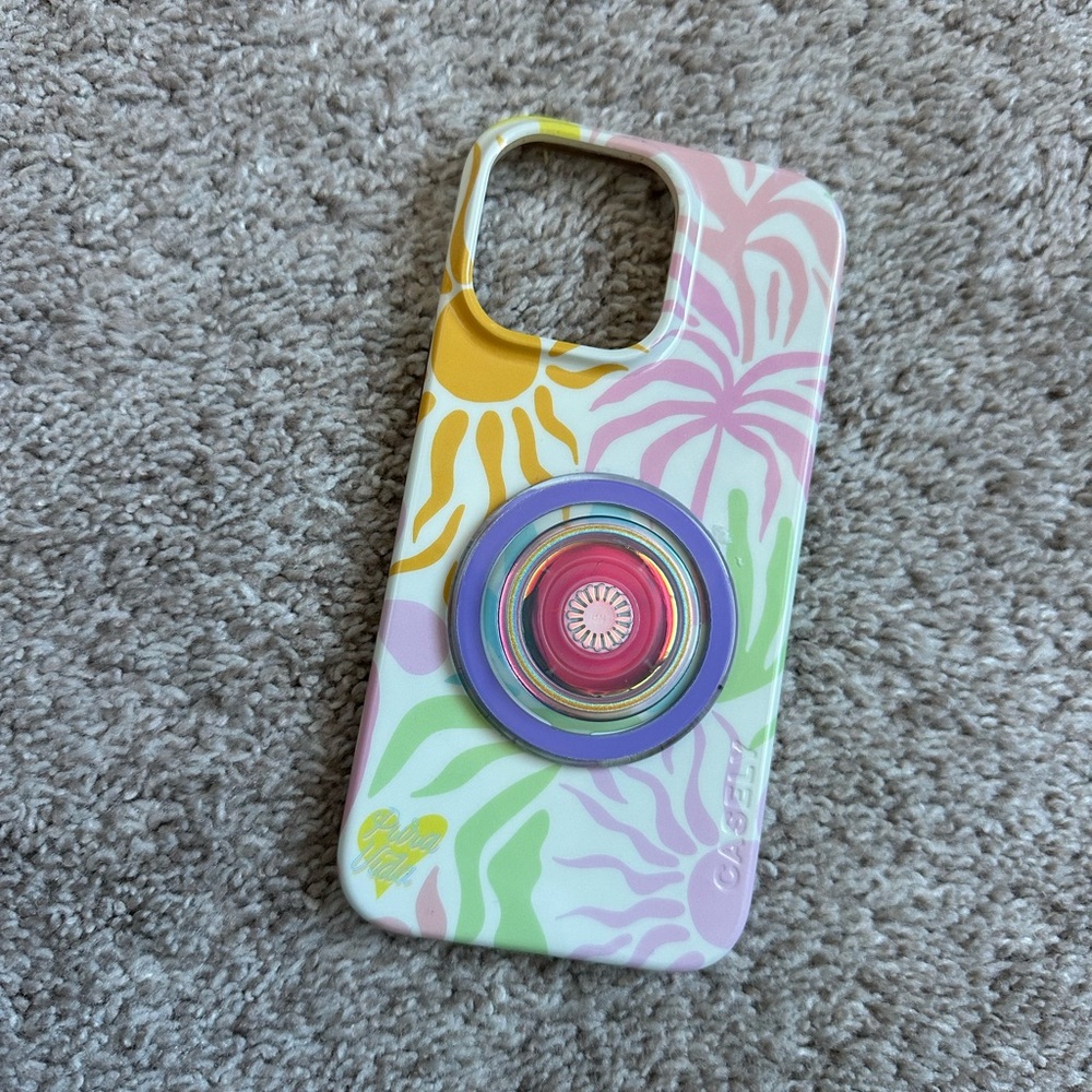 Casetify 14 Pro Max Case with Popsocket